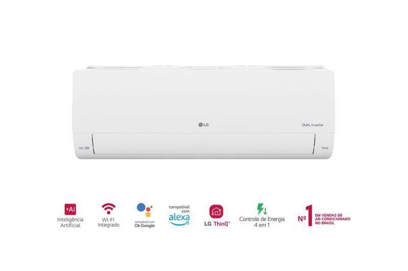 Ar-Condcionado LG Dual Inverter Voice +AI 12.000 BTU Menor preço em Ar-Condcionado LG Dual Inverter Voice +AI 12.000 BTU