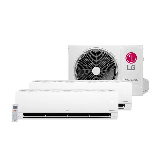 Ar Condicionado Bi Split Dual Inverter LG 2X9000 BTU/h Voice +IA Frio S32Q16SA181 220 Volts Menor preço em Ar Condicionado Bi Split Dual Inverter LG 2X9000 BTU/h Voice +IA Frio S32Q16SA181 220 Volts