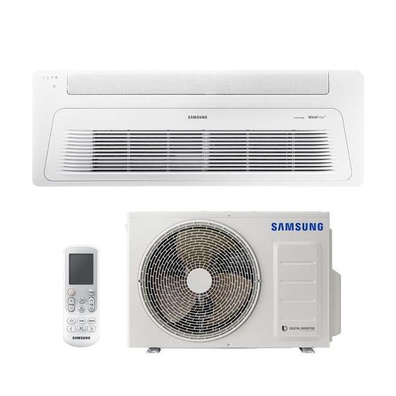 Imagem de Ar Condicionado Cassete 1 Via Samsung WindFree Inverter 17000 Btus Quente e Frio 220V