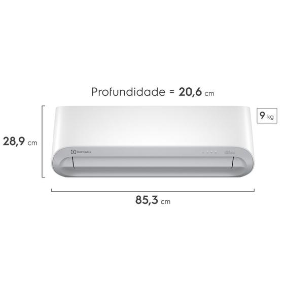 Ar-Condicionado Electrolux Inverter 9.000 BTUs Color Adapt Frio (JI09F/JE09F)