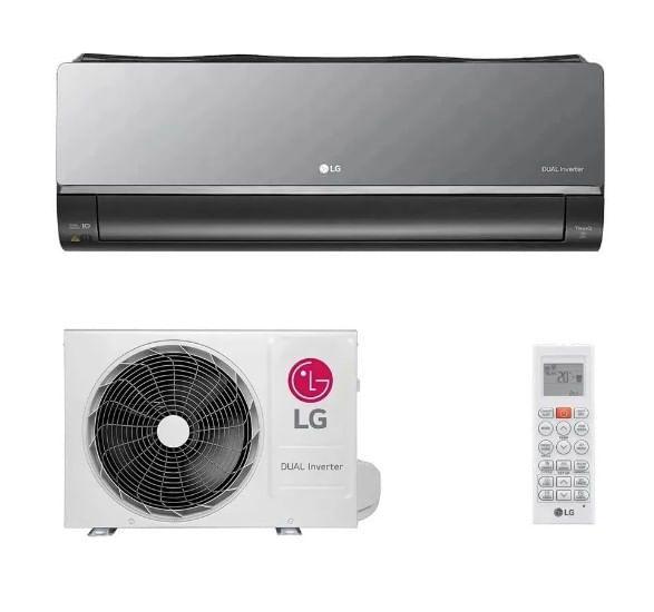 Imagem de Ar Condicionado Hi Wall Inverter LG Dual Voice Artcool 12.000 Btus Quente e Frio 220V R-32