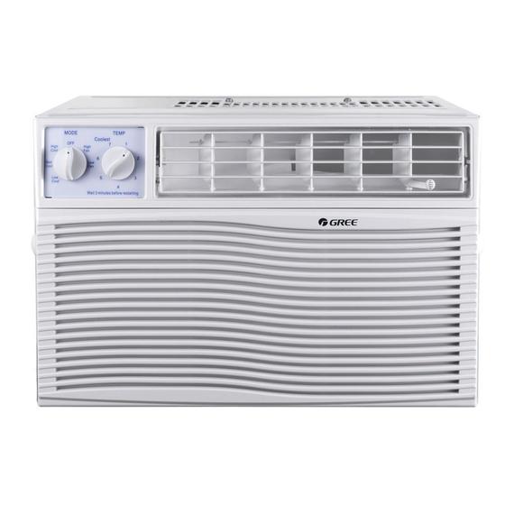 Imagem de Ar Condicionado Janela Gree 21000 BTU/h Frio Mecânico GJC21BM - 220 Volts