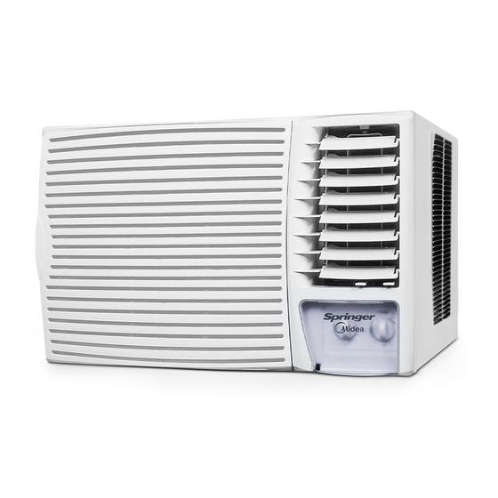 Ar Condicionado Janela Manual Springer Midea 12000 Btus Frio 220V Monofásico MCK125BB Menor preço em Ar Condicionado Janela Manual Springer Midea 12000 Btus Frio 220V Monofásico MCK125BB