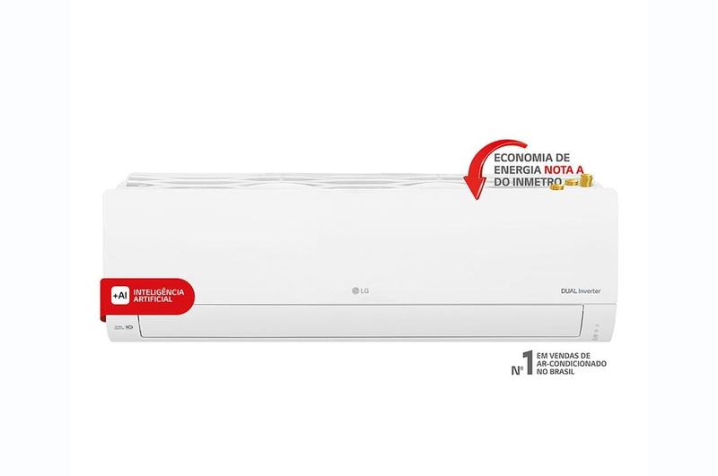 Imagem de Ar-Condicionado LG Dual Inverter Compact +AI 18.000 BTU Frio 220V