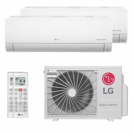 Ar Condicionado Multi Bi Split Inverter LG 18000 BTUs (2x9000) QF 220V Menor preço em Ar Condicionado Multi Bi Split Inverter LG 18000 BTUs (2x9000) QF 220V