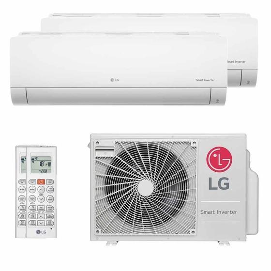 Imagem de Ar Condicionado Multi Bi Split Inverter LG 18000 BTUs (2x9000) QF 220V