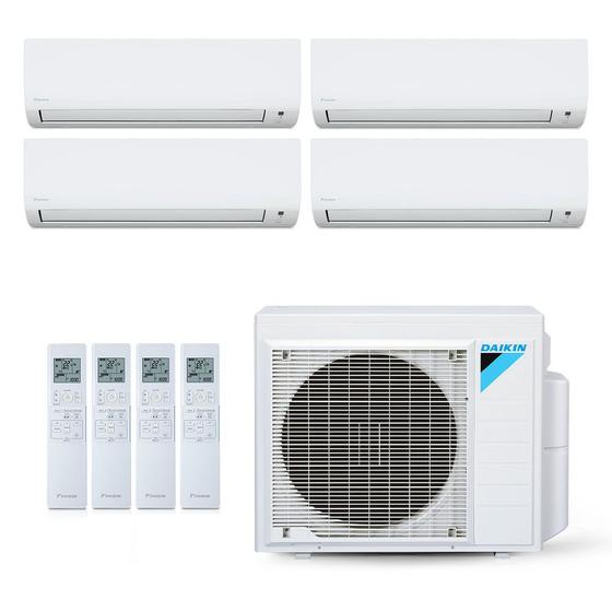 Imagem de Ar-Condicionado Multi Split Inverter Daikin 34.000 BTUs (2x Evap HW 9.000 + 1x Evap HW 12.000 + 1x 24000) Quente/Frio 220V