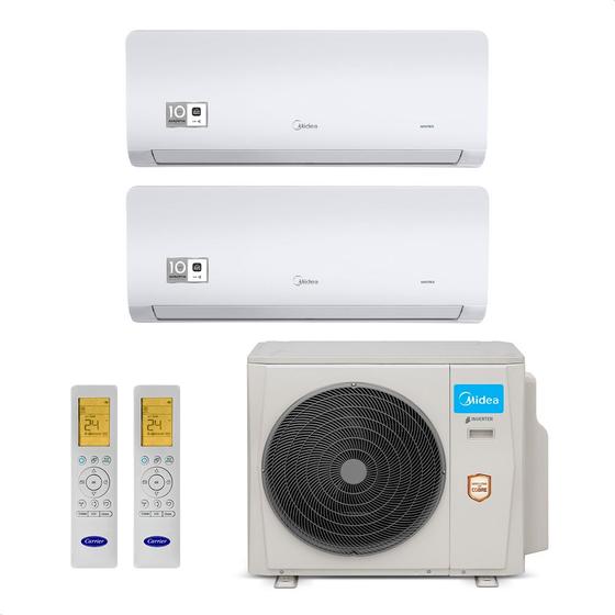 Ar Condicionado Multisplit Bi 21000 Btu(9000+12000) Quente/frio - Inverter - Springer Midea - 220v - 42agmsb09m5 42agmsb12m5 / 38mbmba18m5