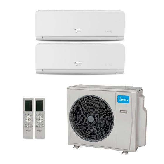 Imagem de Ar-Condicionado Multi Split Inverter Springer Midea 18.000 (2x Evap HW 9.000) Quente/Frio 220V