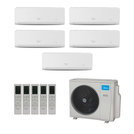 Imagem de Ar-Condicionado Multi Split Inverter Springer Midea 42.000 (5x Evap HW 9.000) Quente/Frio 220V