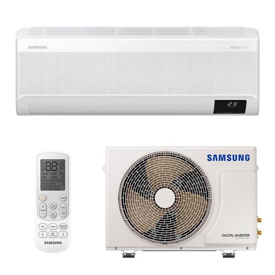 Ar Condicionado Split 12000 BTUs High Wall Inverter Samsung WindFree PowerVolt Só Frio Bivolt Menor preço em Ar Condicionado Split 12000 BTUs High Wall Inverter Samsung WindFree PowerVolt Só Frio Bivolt