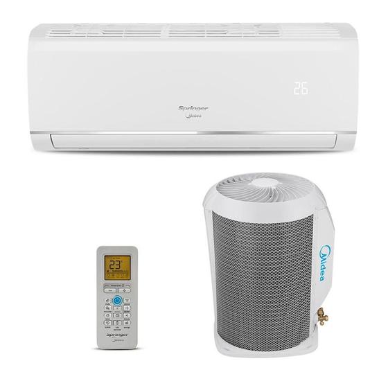 Ar-Condicionado Split 18000 BTUs Springer Midea Airvolution High Wall Só Frio 42AFFCG18S538TFCB18S5 220V