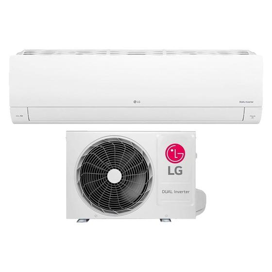 Imagem de Ar Condicionado Split 9.000 BTUs LG Compact S3-UQ09AAQAL  Ciclo Frio, Dual Inverter, com IA, Branco, 220V