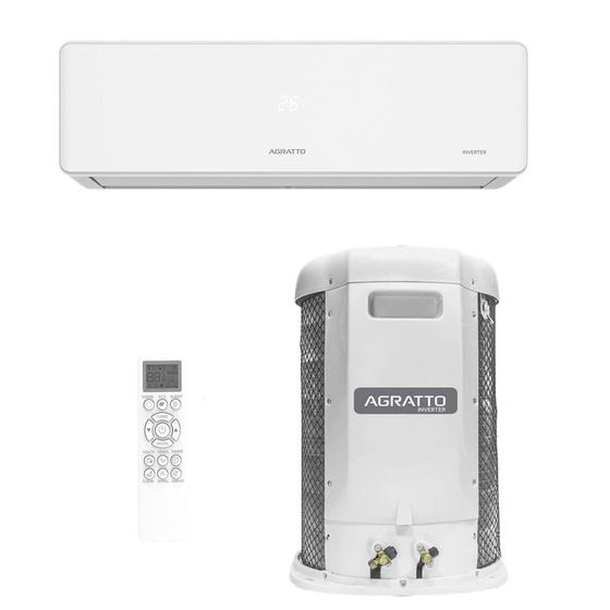 Imagem de Ar Condicionado Split Agratto Hi Wall Fit Top Inverter 24.000 Btu/h Frio Monofasico Branco FICST24F-02 - 220V