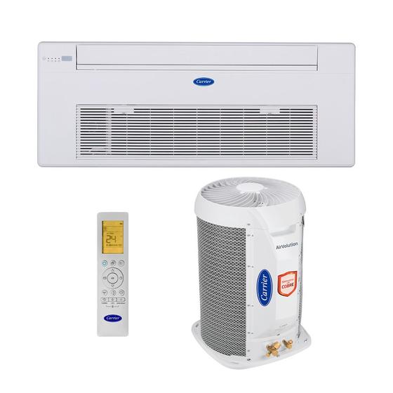 Imagem de Ar Condicionado Split Cassete 1 Via Inverter Carrier 22000 Btus Quente/frio 220V Monofásico 40KVQOA22C5