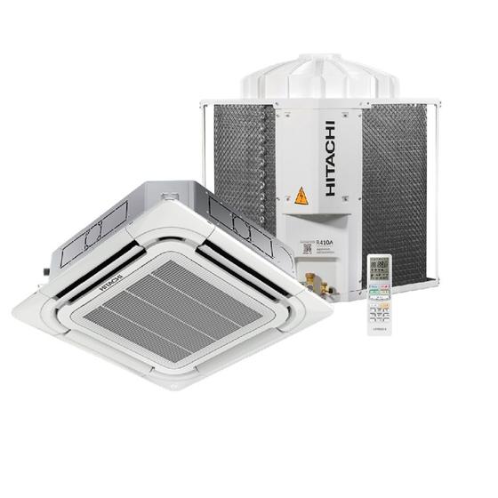 Ar Condicionado Split Cassete 4 Vias Hitachi AirCore 500 55000 BTU/h Frio Trifásico SCI60I7F 380 Volts Menor preço em Ar Condicionado Split Cassete 4 Vias Hitachi AirCore 500 55000 BTU/h Frio Trifásico SCI60I7F 380 Volts