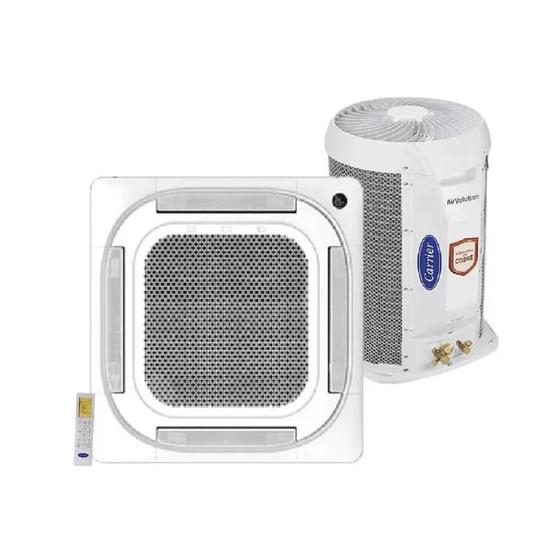 Imagem de Ar Condicionado Split Cassete 4 Vias Inverter Carrier 23000 BTU/h Quente e Frio Monofásico 40KVQA22C5 - 220 Volts