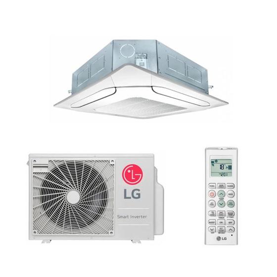 Imagem de Ar Condicionado Split Cassete Inverter LG 24000 BTUs Quente frio ATNW24GPLP1 - 220V