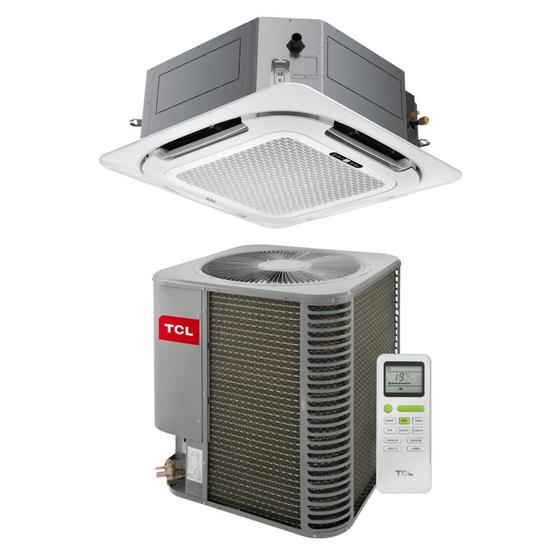 Imagem de Ar Condicionado Split Cassete Inverter TCL 36000 BTU/h 4 Vias Frio TAC36CSGCTINV  220 Volts