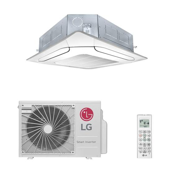 Imagem de Ar Condicionado Split Cassete LG Inverter 4 Vias 18.000 Btus Quente e Frio 220V