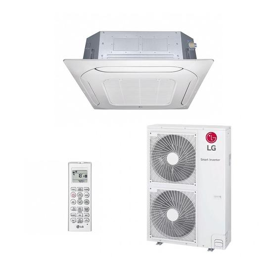 Imagem de Ar Condicionado Split Cassete LG Inverter 4 Vias 50.000 Btus Quente e Frio 220V