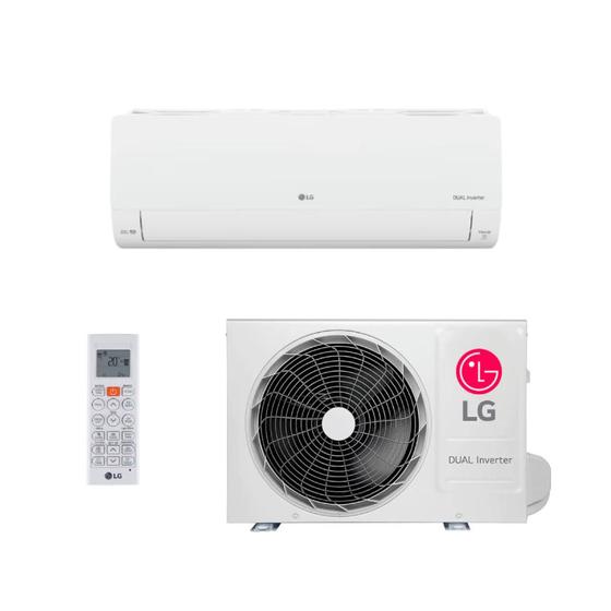 Ar Condicionado Split Dual Inverter Hi Wall LG Voice+AI 18000 BTUs Frio S3-Q18KL31B.EB2GAM1 - 220V Menor preço em Ar Condicionado Split Dual Inverter Hi Wall LG Voice+AI 18000 BTUs Frio S3-Q18KL31B.EB2GAM1 - 220V