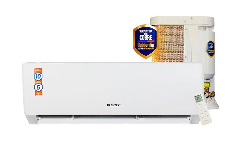 Ar condicionado split gree 12.000 btus g-top - on/off - q/frio - 220v Menor preço em Ar condicionado split gree 12.000 btus g-top - on/off - q/frio - 220v