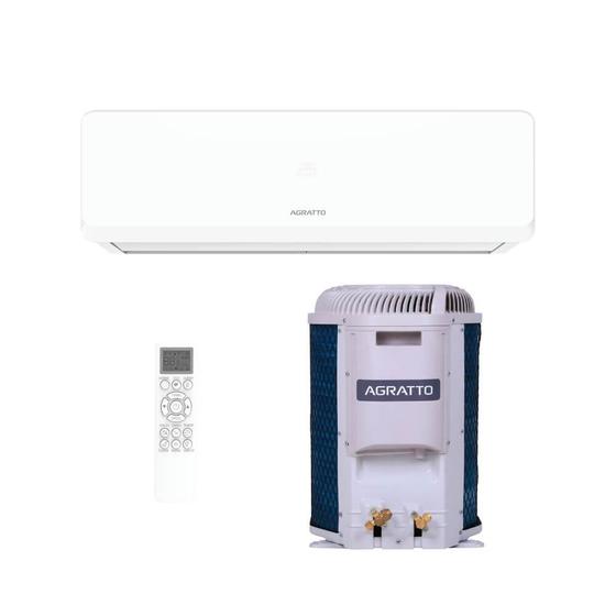 Ar Condicionado Split Hi Wall Agratto Fit Top 12000 BTUs Frio FACST12F-02 - 220V Menor preço em Ar Condicionado Split Hi Wall Agratto Fit Top 12000 BTUs Frio FACST12F-02 - 220V
