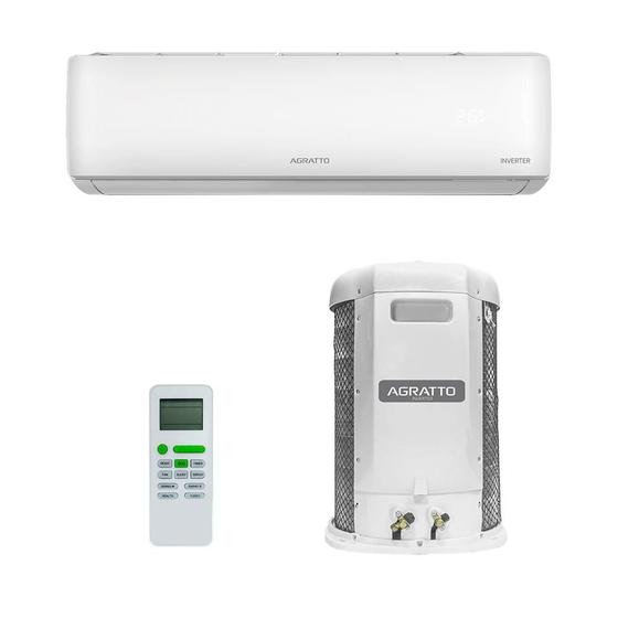 Imagem de Ar Condicionado Split Hi Wall Agratto Liv Top Inverter 24.000 Btus Quente e Frio 220v R-32