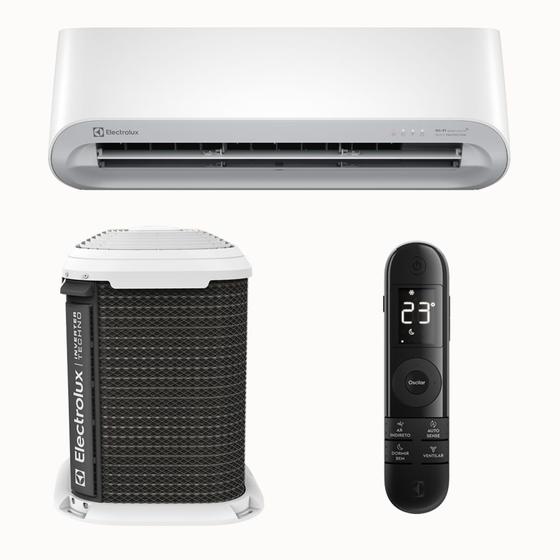 Ar Condicionado Split Hi Wall Electrolux Color Wi-Fi Inverter 12.000 Btus Quente e Frio 220v R-32 Menor preço em Ar Condicionado Split Hi Wall Electrolux Color Wi-Fi Inverter 12.000 Btus Quente e Frio 220v R-32