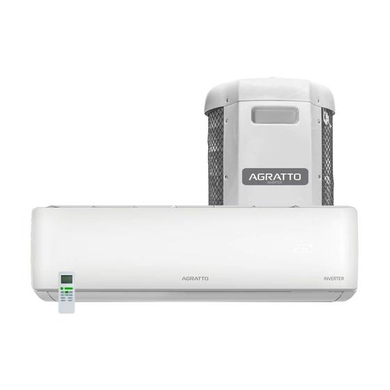 Imagem de Ar Condicionado Split Hi Wall Inverter Agratto Liv Top 18000 BTU/h Quente e Frio LCST18QF-02I  220 Volts