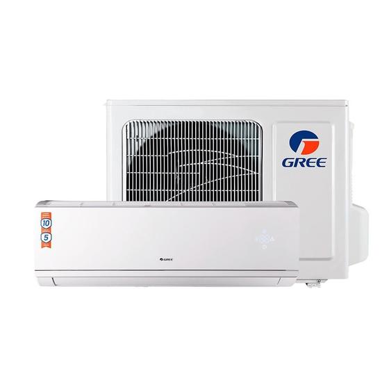 Imagem de Ar Condicionado Split Hi Wall Inverter Gree Eco Garden 12000 BTU/h Frio GWC12QC-D3DNB8M - 220 Volts