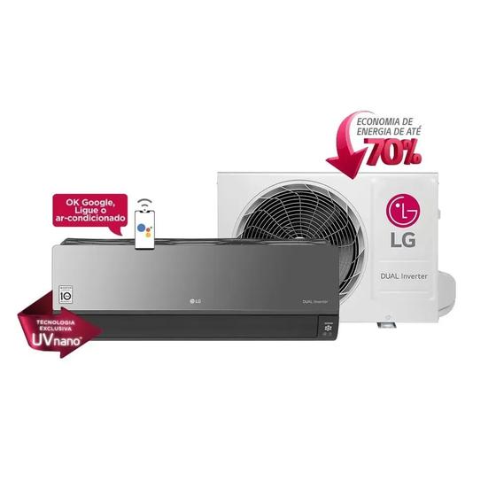 Imagem de Ar Condicionado Split Hi Wall Inverter LG  18000 BTU/h Quente e Frio S4UW18KLRXC.EB2GAM1  220 Volts