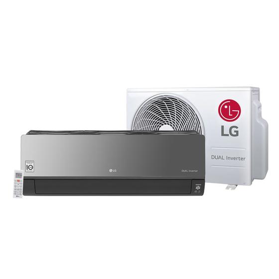 Imagem de Ar Condicionado Split Hi Wall Inverter LG Dual Artcool 24000 BTU/h Quente e Frio S4NW24KERP1.EB2GAMZ- 220 Volts