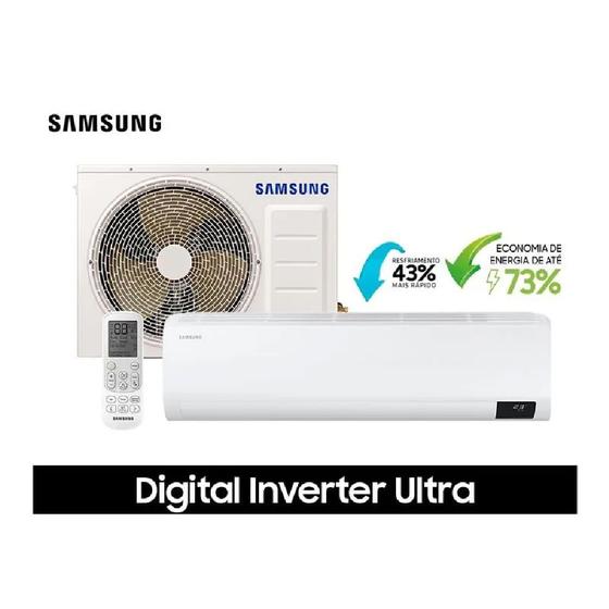 Imagem de Ar Condicionado Split Hi Wall Inverter Samsung Digital Ultra 22000 BTU/h Frio AR24TVHZDWKNAZ  220 Volts