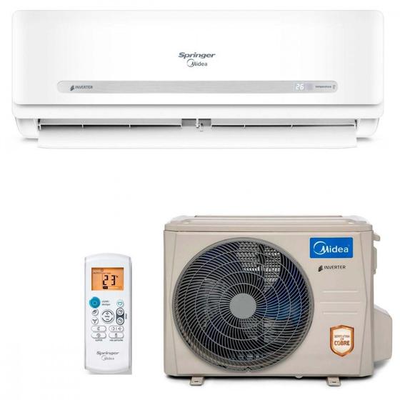 Imagem de Ar Condicionado Split Hi Wall Springer Midea Inverter 33000 Quente Frio 42MBQA33M5 - 220V