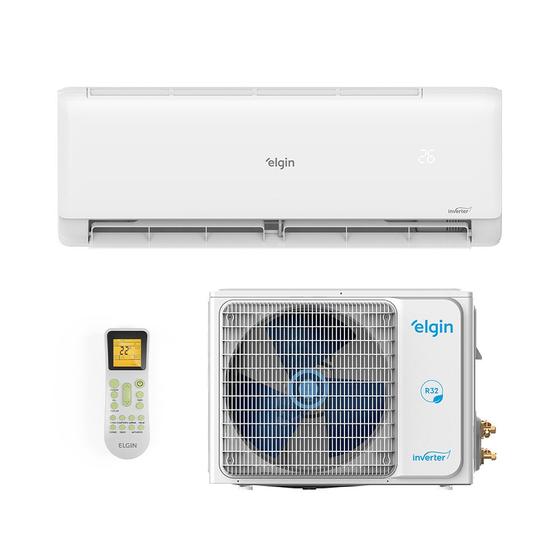 Ar Condicionado Split High Wall Eco Inverter II Wifi R-32 Elgin 12000 Btus Frio 220V 45HJFI12C2WB Menor preço em Ar Condicionado Split High Wall Eco Inverter II Wifi R-32 Elgin 12000 Btus Frio 220V 45HJFI12C2WB