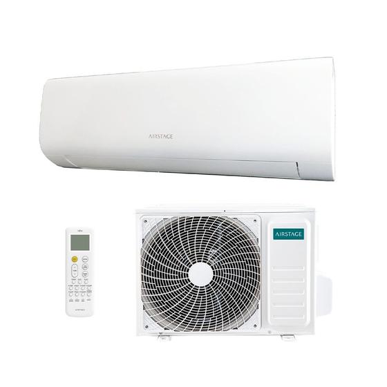 Ar Condicionado Split High Wall Inverter R-32 Fujitsu Airstage Essencial 12000 Btus Frio 220V Monofásico ASKA12CPBA Menor preço em Ar Condicionado Split High Wall Inverter R-32 Fujitsu Airstage Essencial 12000 Btus Frio 220V Monofásico ASKA12CPBA