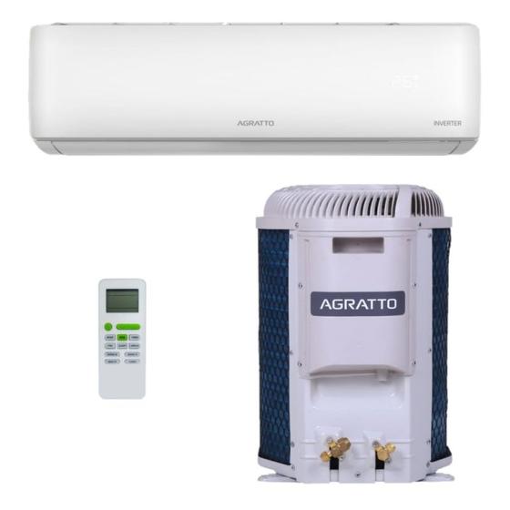 Imagem de Ar-Condicionado Split HW Inverter Agratto Liv Top 12.000 BTUs R-32 Só Frio 220V