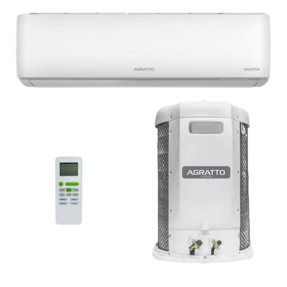 Ar-Condicionado Split HW Inverter Agratto Liv Top 24.000 BTUs R-32 Só Frio 220V Menor preço em Ar-Condicionado Split HW Inverter Agratto Liv Top 24.000 BTUs R-32 Só Frio 220V