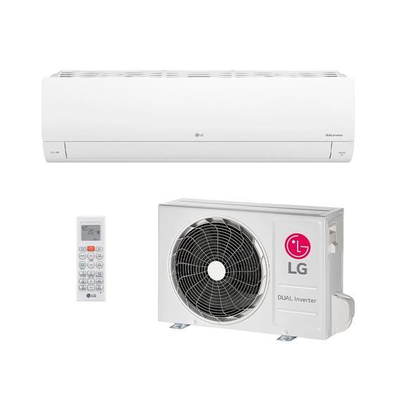 Ar Condicionado Split Hw Inverter LG Dual Voice + IA 19000 Btus Frio 220V S3NQ18KL31B.EB2GAM1 Menor preço em Ar Condicionado Split Hw Inverter LG Dual Voice + IA 19000 Btus Frio 220V S3NQ18KL31B.EB2GAM1