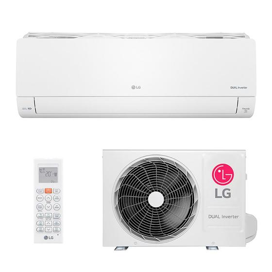 Imagem de Ar Condicionado Split Hw Inverter R-32 LG Dual Voice + IA 12000 Btus Frio 220V S3-Q12JA31K