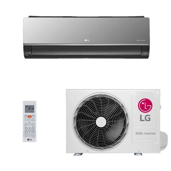 Imagem de Ar-Condicionado Split HW LG Dual Inverter Voice Artcool UV Nano 12.000 BTUs R-32Quente/Frio 220V