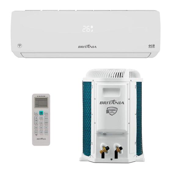 Imagem de Ar-Condicionado Split Inverter 12000 BTUs Britânia Quente e Frio BAC12000IQFM15 220V