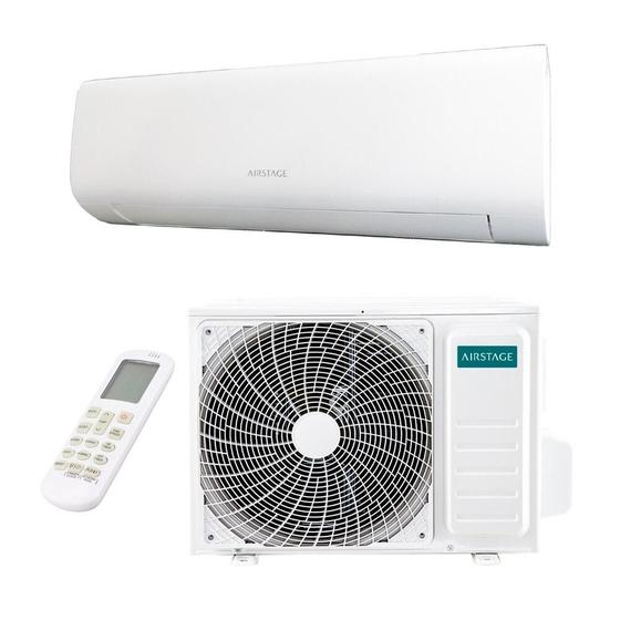 Imagem de Ar-Condicionado Split Inverter 9000 BTUs Fujitsu Airstage Essencial com Sensor High Wall Só Frio ASKA09CPBA/AOKA09CPBA 220V