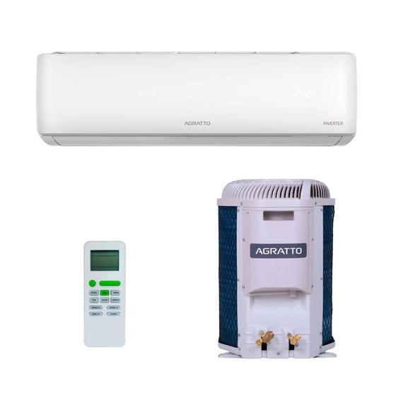 Imagem de Ar Condicionado Split Inverter Agratto Hi Wall Liv Top 12000 BTUs Frio LCST12F02 - 220V