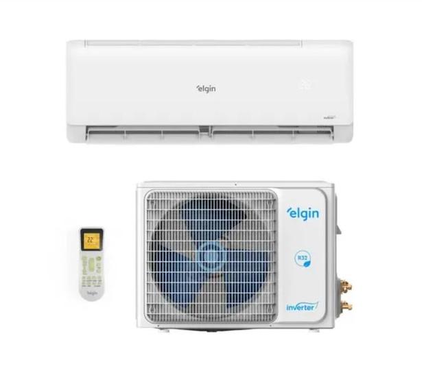 Ar Condicionado Split Inverter Elgin Hi Wall Eco II 12000 BTUs Quente Frio HJQI12C2WB 220V Menor preço em Ar Condicionado Split Inverter Elgin Hi Wall Eco II 12000 BTUs Quente Frio HJQI12C2WB 220V