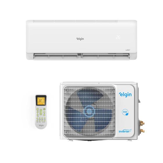 Ar Condicionado Split Inverter Elgin Hi Wall Eco II 9000 BTUs Frio HJFI09C2WB - 220V Menor preço em Ar Condicionado Split Inverter Elgin Hi Wall Eco II 9000 BTUs Frio HJFI09C2WB - 220V