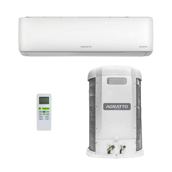 Imagem de Ar Condicionado Split Inverter Hi Wall Agratto Liv Top 18000 BTUs Frio LCST18F-02I - 220V
