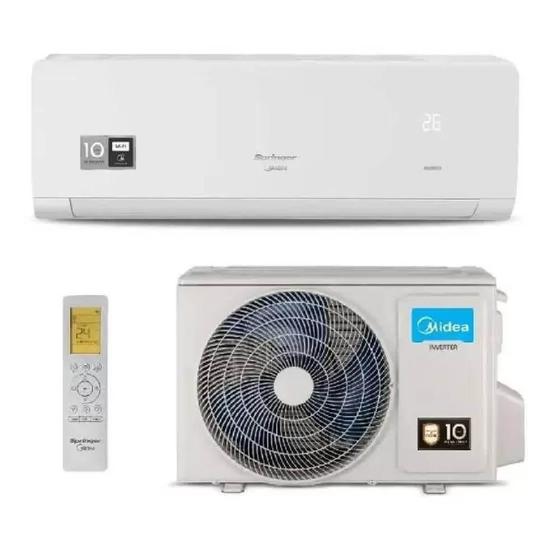 Imagem de Ar Condicionado Split Inverter Hi Wall Midea Xtreme Save Connect 24000 BTUs Frio 42AGVCI24M5 - 220V